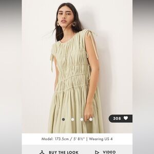 arrange clean cotton drawstring dress
new with tags